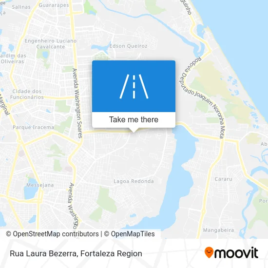 Rua Laura Bezerra map