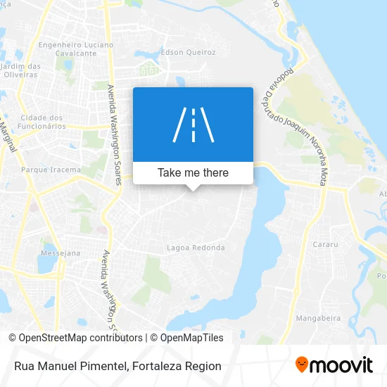 Rua Manuel Pimentel map