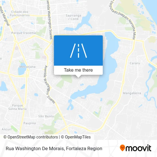 Rua Washington De Morais map