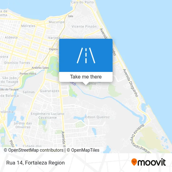 Rua 14 map