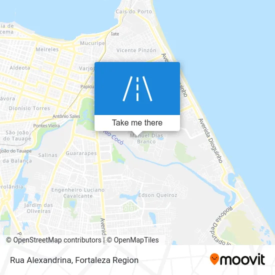 Rua Alexandrina map