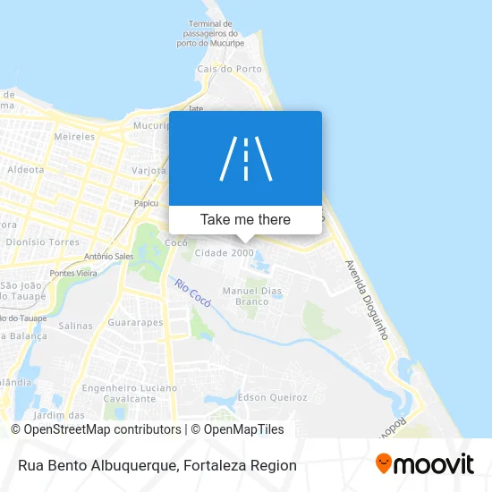 Rua Bento Albuquerque map