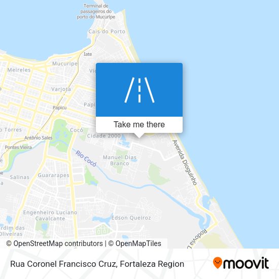 Rua Coronel Francisco Cruz map