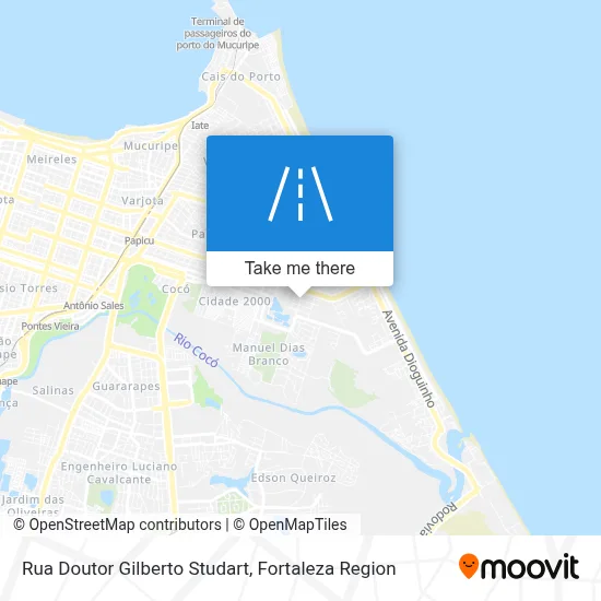 Rua Doutor Gilberto Studart map