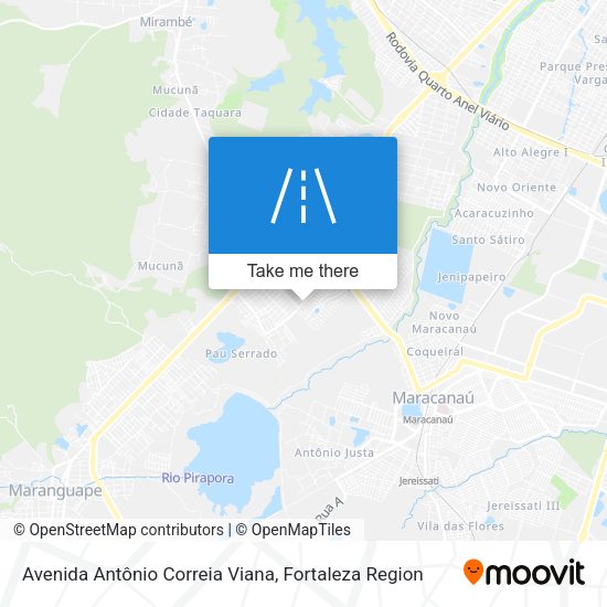 Avenida Antônio Correia Viana map