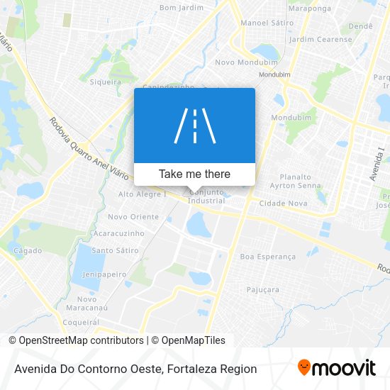 Avenida Do Contorno Oeste map