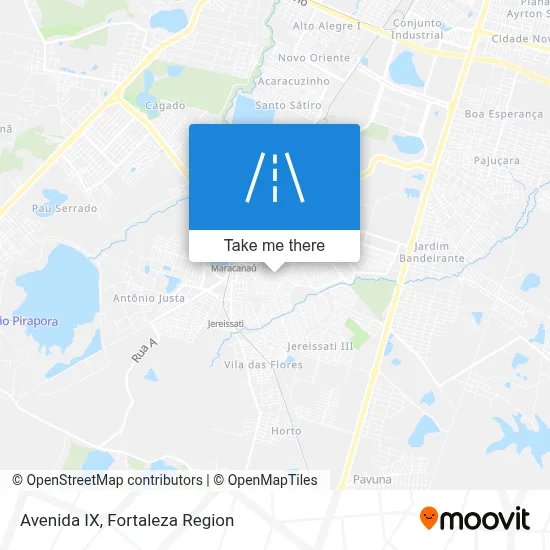 Avenida IX map