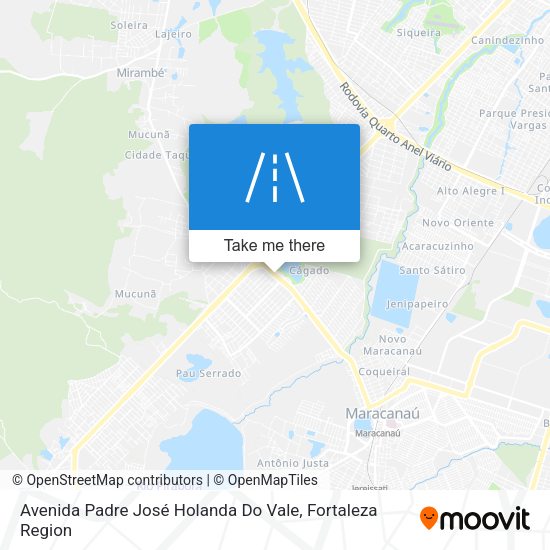 Avenida Padre José Holanda Do Vale map