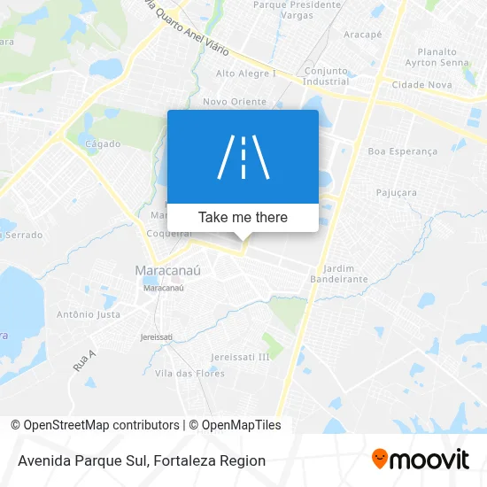 Avenida Parque Sul map