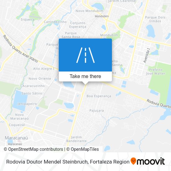 Rodovia Doutor Mendel Steinbruch map