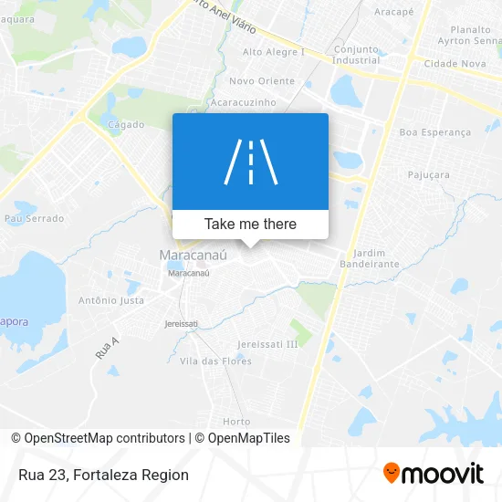Rua 23 map