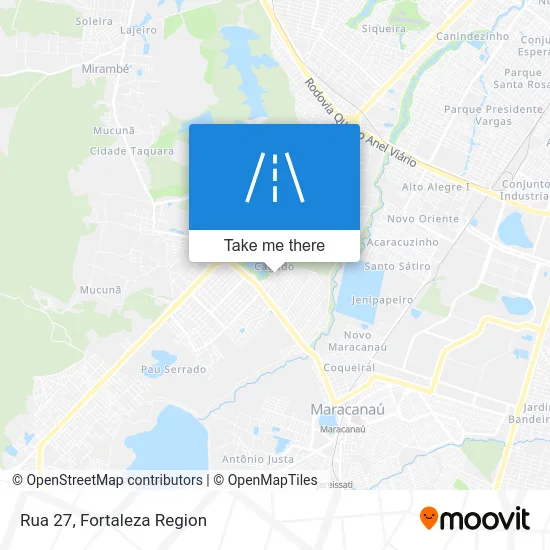 Rua 27 map