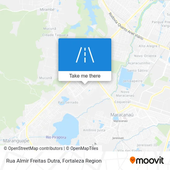 Rua Almir Freitas Dutra map
