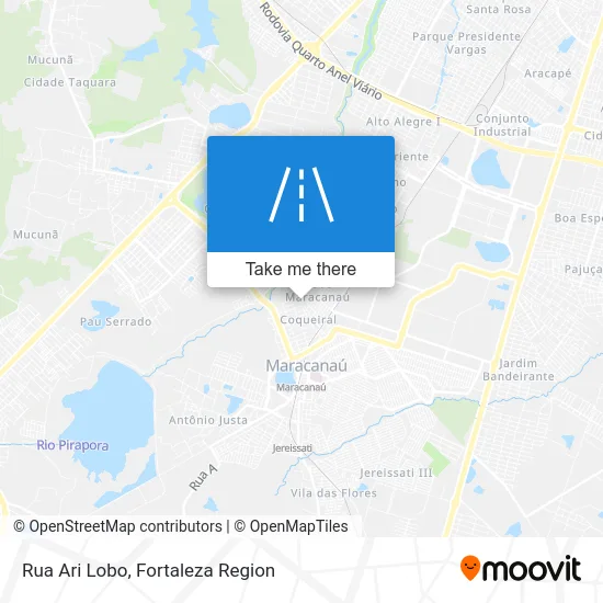 Rua Ari Lobo map