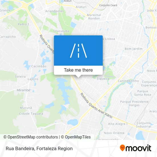 Rua Bandeira map