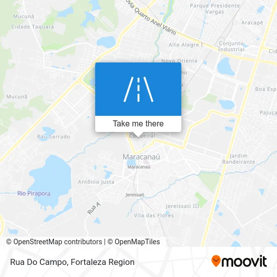 Rua Do Campo map