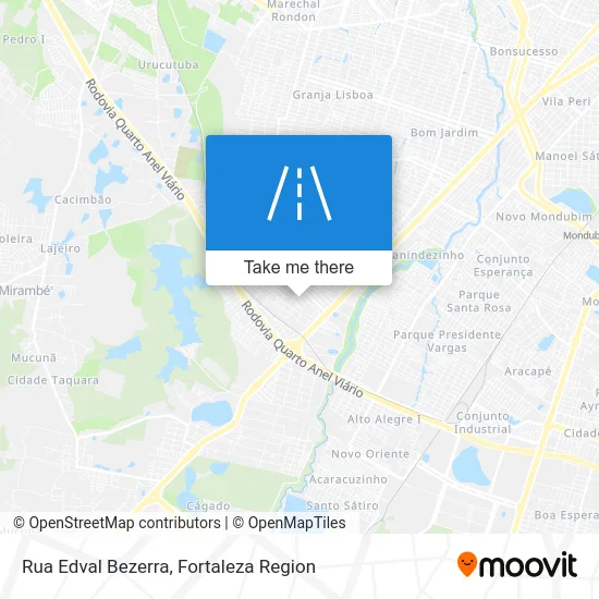 Rua Edval Bezerra map