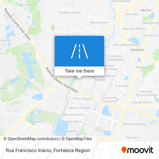 Rua Francisco Inácio map