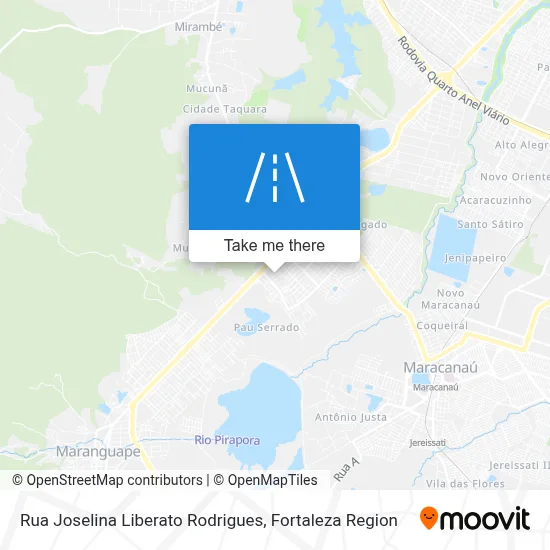 Rua Joselina Liberato Rodrigues map
