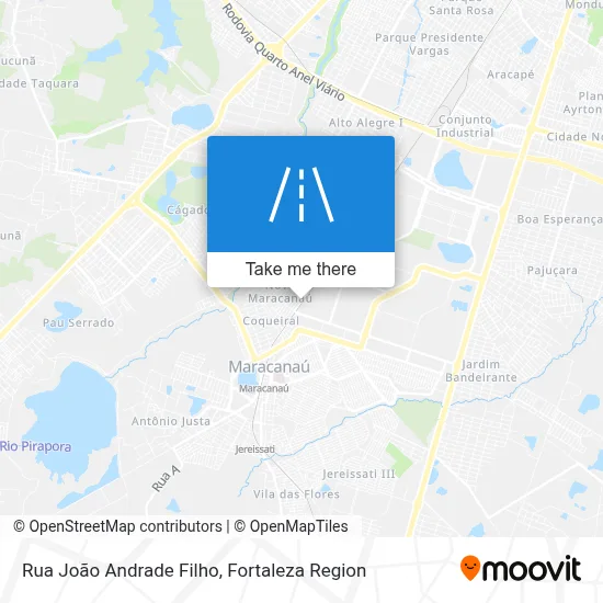 Rua João Andrade Filho map