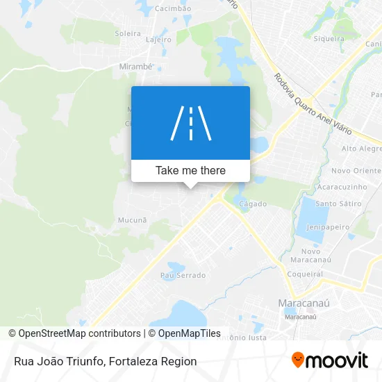 Rua João Triunfo map