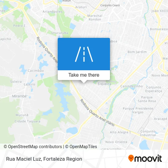 Rua Maciel Luz map