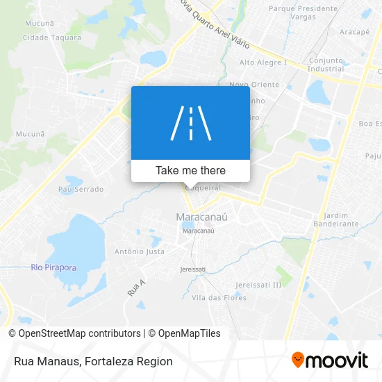 Rua Manaus map