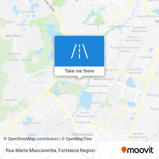 Rua Maria Mascarenha map
