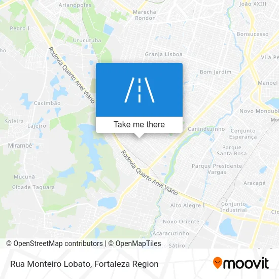 Rua Monteiro Lobato map