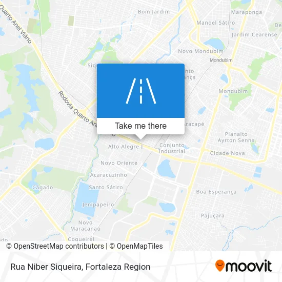 Rua Niber Siqueira map