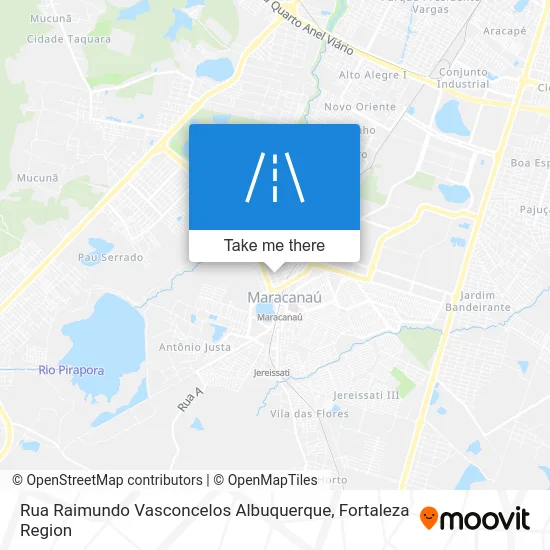 Rua Raimundo Vasconcelos Albuquerque map