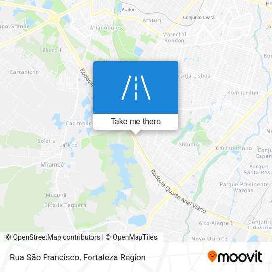 Rua São Francisco map