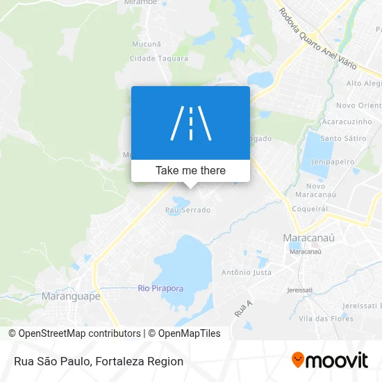 Rua São Paulo map