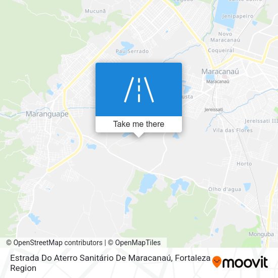 Estrada Do Aterro Sanitário De Maracanaú map