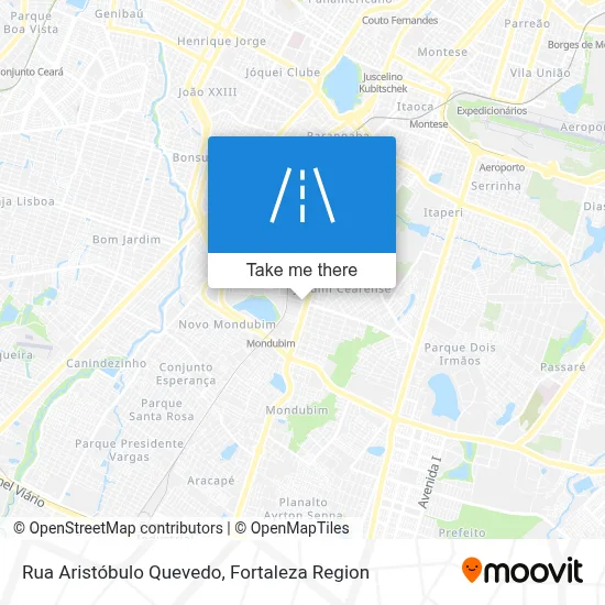 Rua Aristóbulo Quevedo map