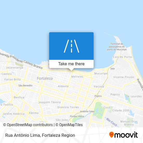 Rua Antônio Lima map