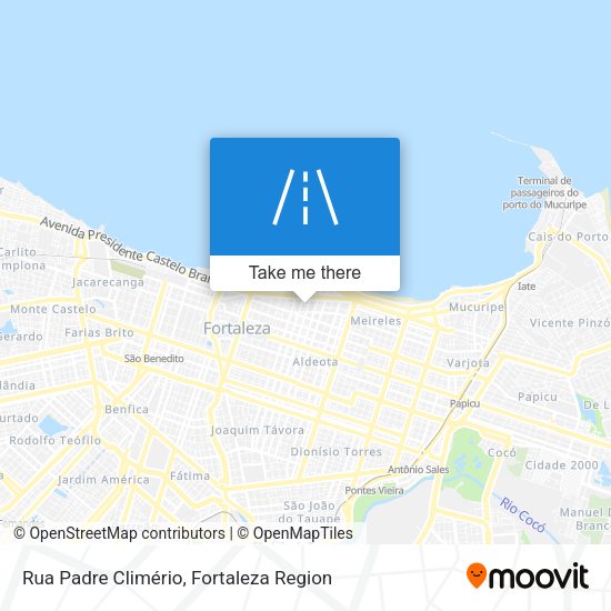 Rua Padre Climério map