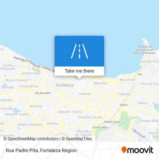 Rua Padre Pita map