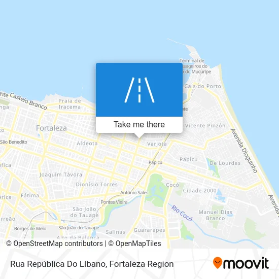 Rua República Do Líbano map