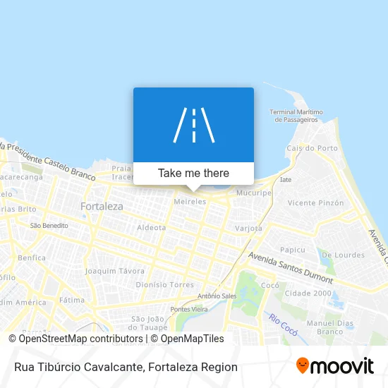 Rua Tibúrcio Cavalcante map