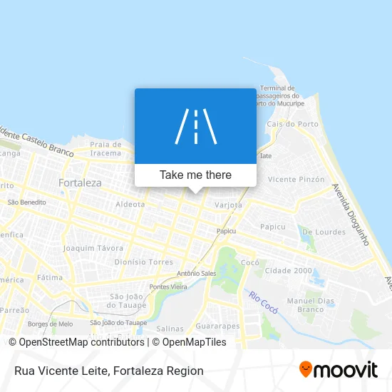 Rua Vicente Leite map