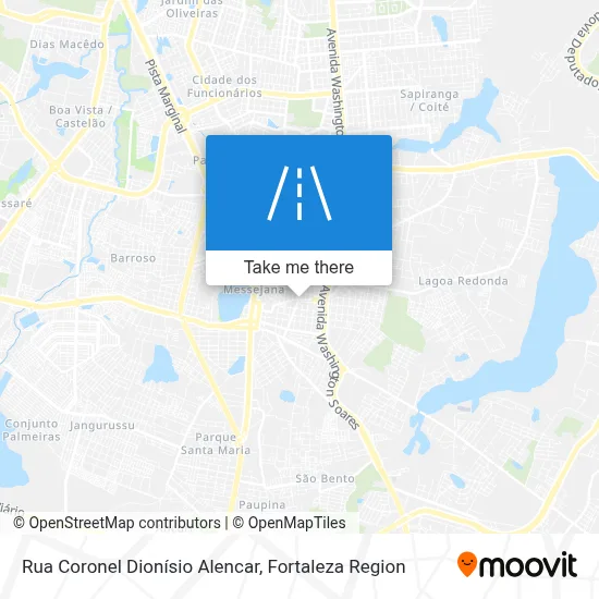 Rua Coronel Dionísio Alencar map