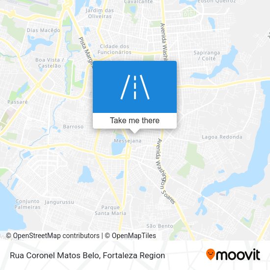 Rua Coronel Matos Belo map