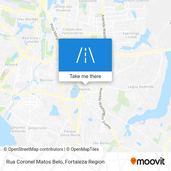 Rua Coronel Matos Belo map