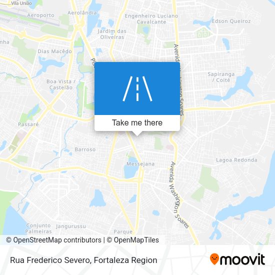 Rua Frederico Severo map