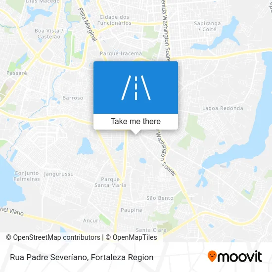 Rua Padre Severíano map