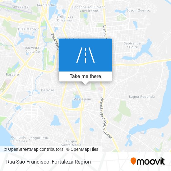 Rua São Francisco map