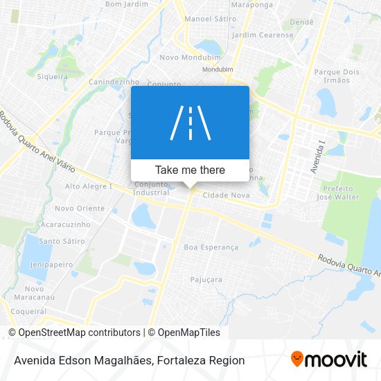 Avenida Edson Magalhães map