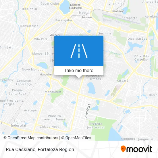 Rua Cassiano map