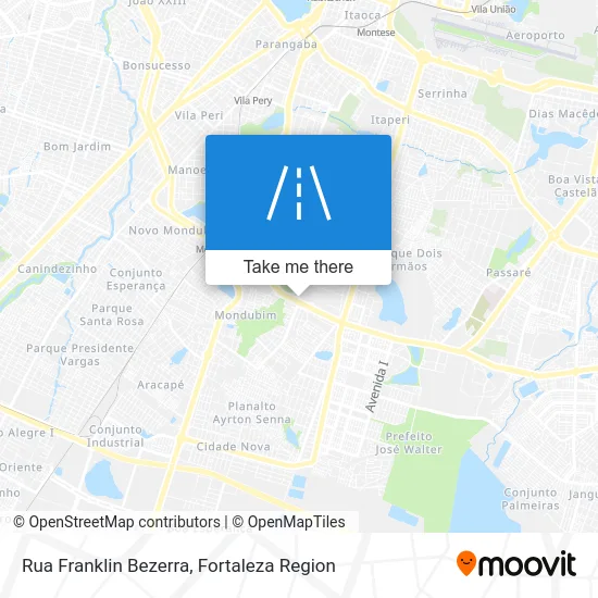 Rua Franklin Bezerra map